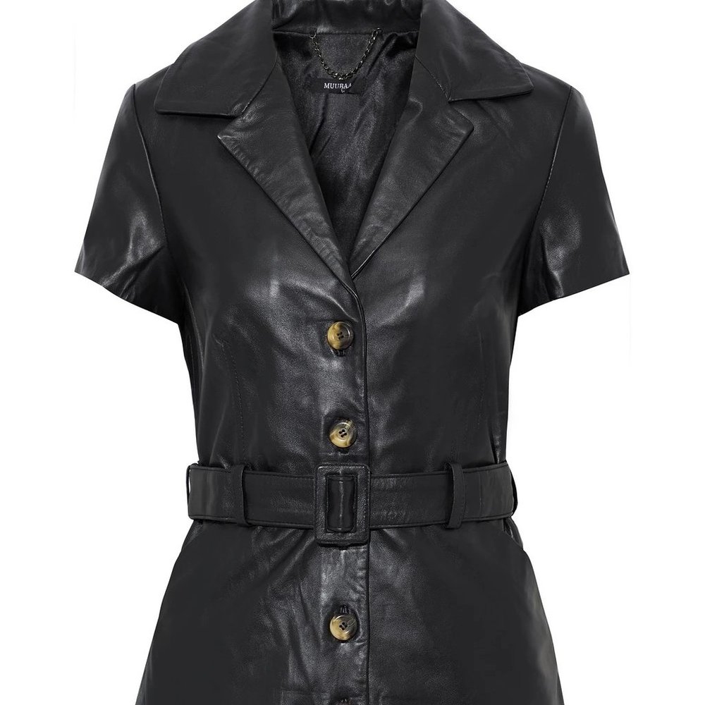 Norah belted leather mini dress from MUUBAA - Picture 7 of 15